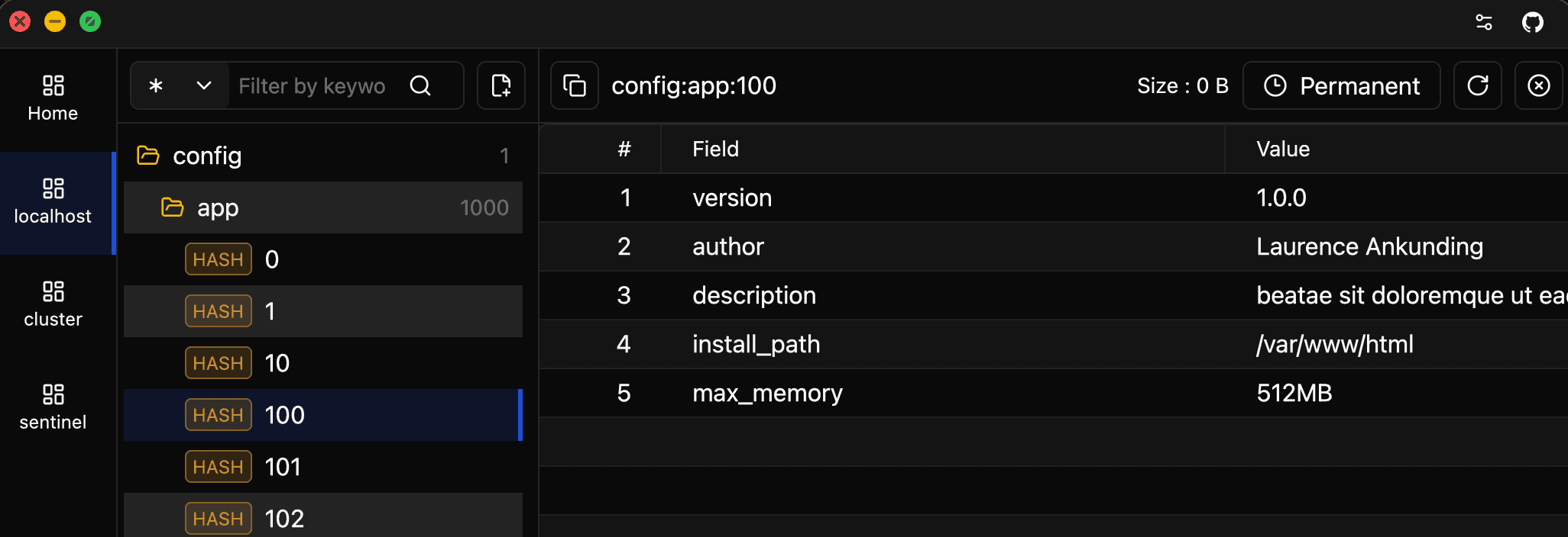 极速跨平台 Redis 可视化客户端-zedis 0.3.0