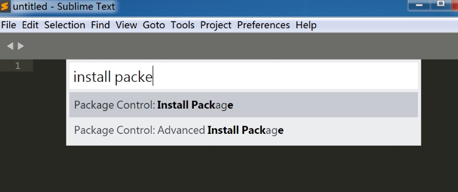 sublime text3的package control安装教程,汉化方法,插件安装,快捷