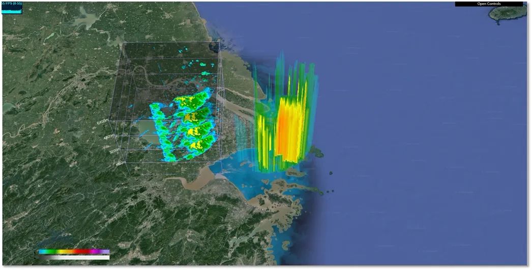 图4  雷达回波的3d显示