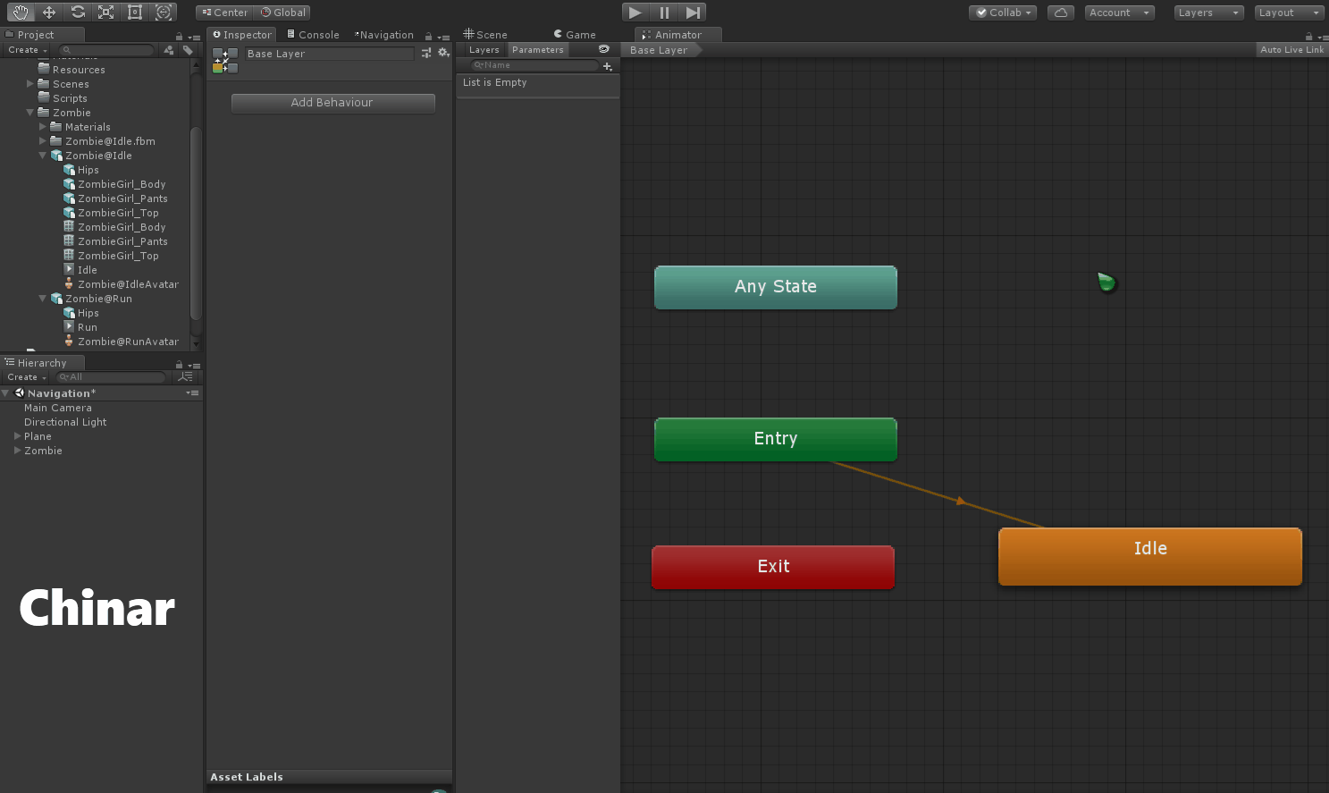 unity动画机制 animator与animator controller教程