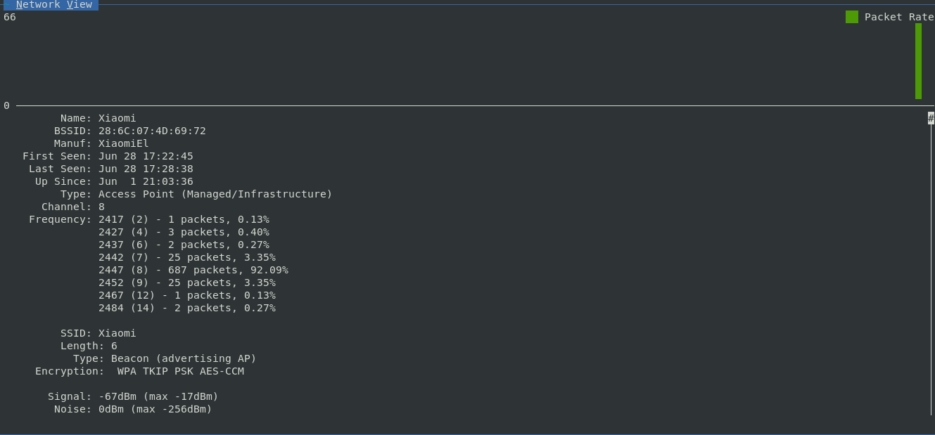 kali linux 信息收集(kismet)