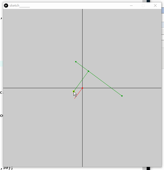 [processing]点到线段的最小距离