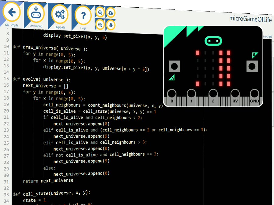newbit上的life game(生命游戏)
