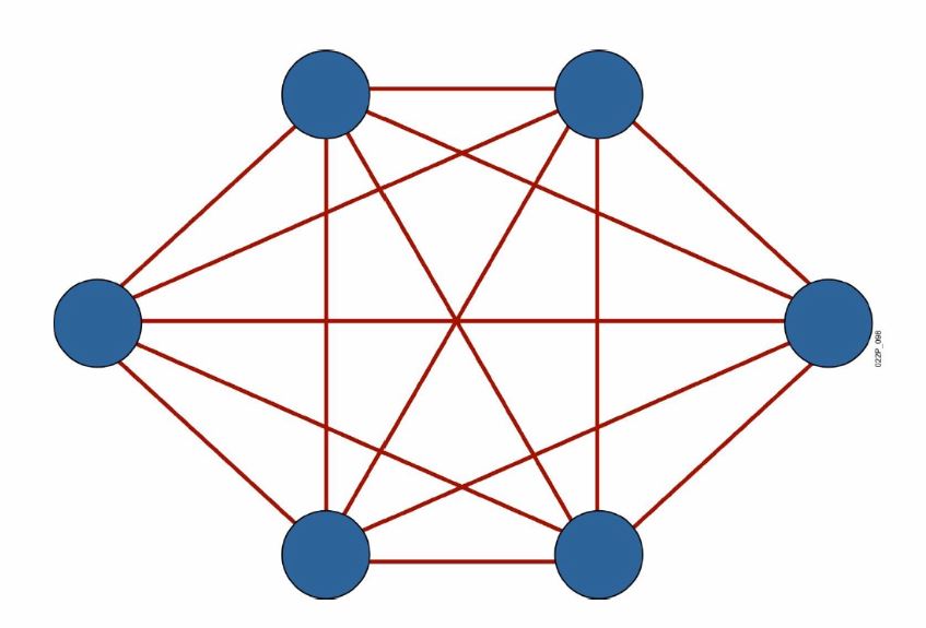 部分网状拓扑图