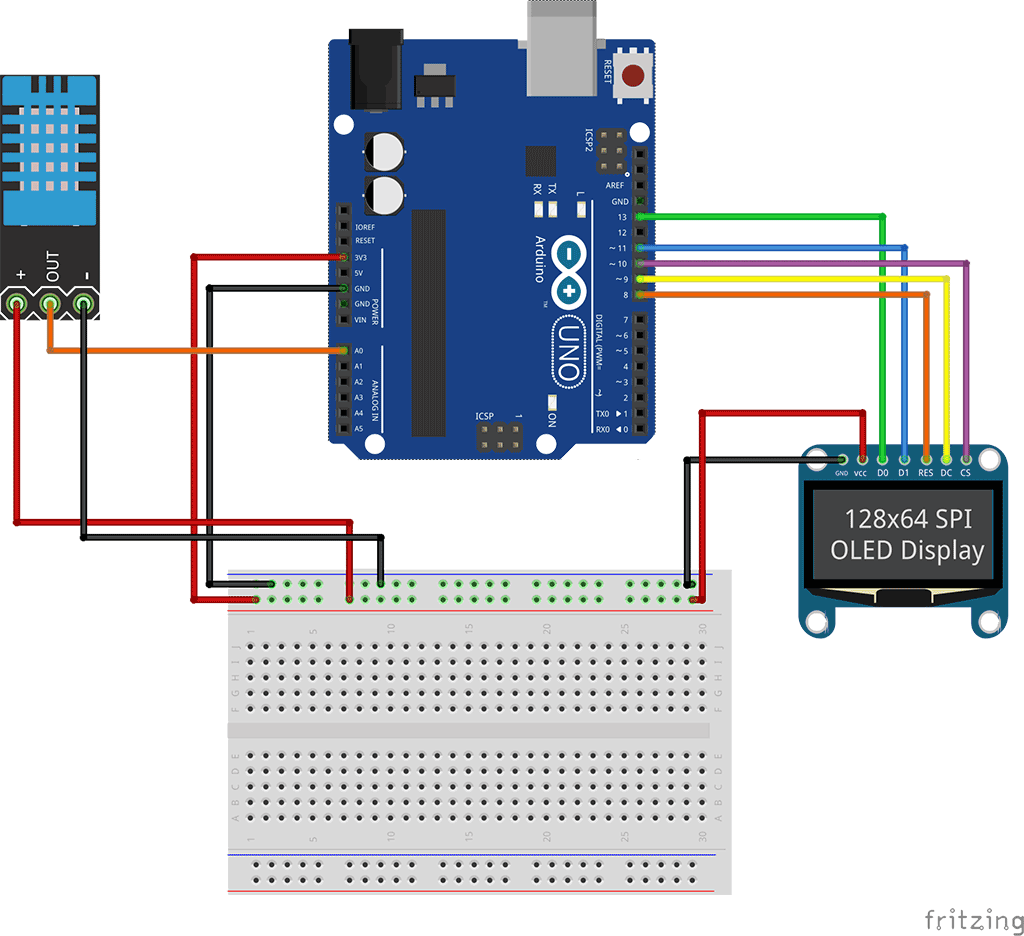 arduino spi驱动7引脚0.96寸oled ssd1306 调试笔记