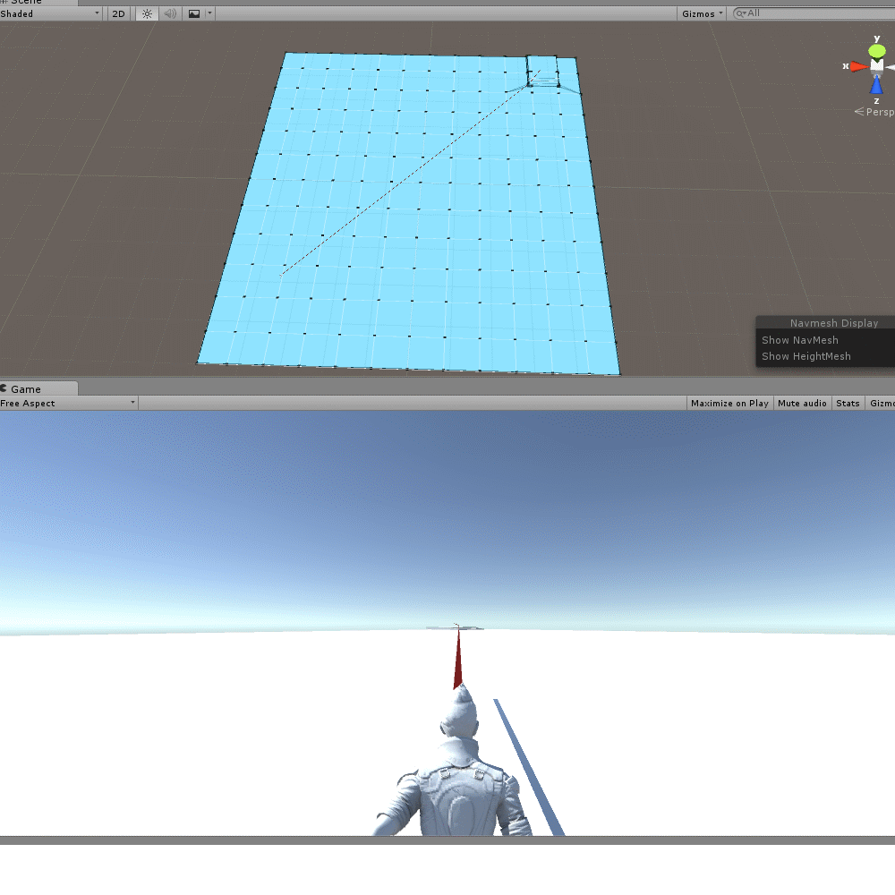 【unity3d】unity3d 自动寻路并且动态显示路线