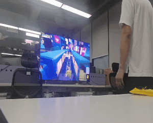 人体骨骼点识别跟踪游戏.gif