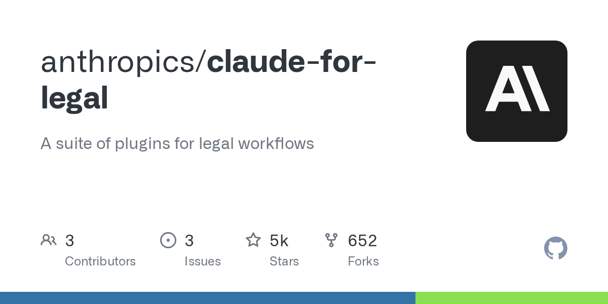 Anthropic 发布 Claude for Legal：面向法律行业的 AI 助手套件