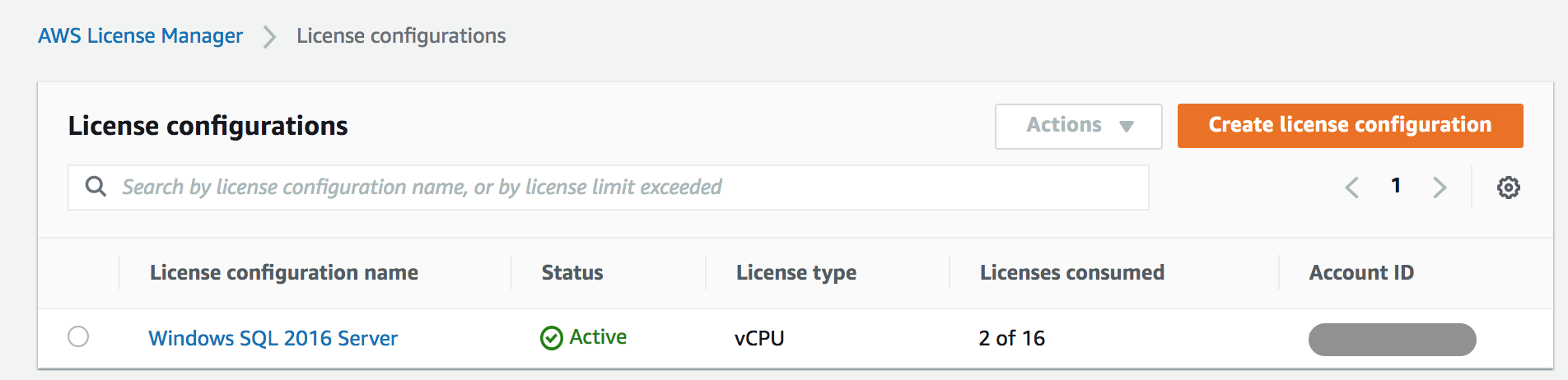 Mechanisms to govern license usage with AWS License Manager 