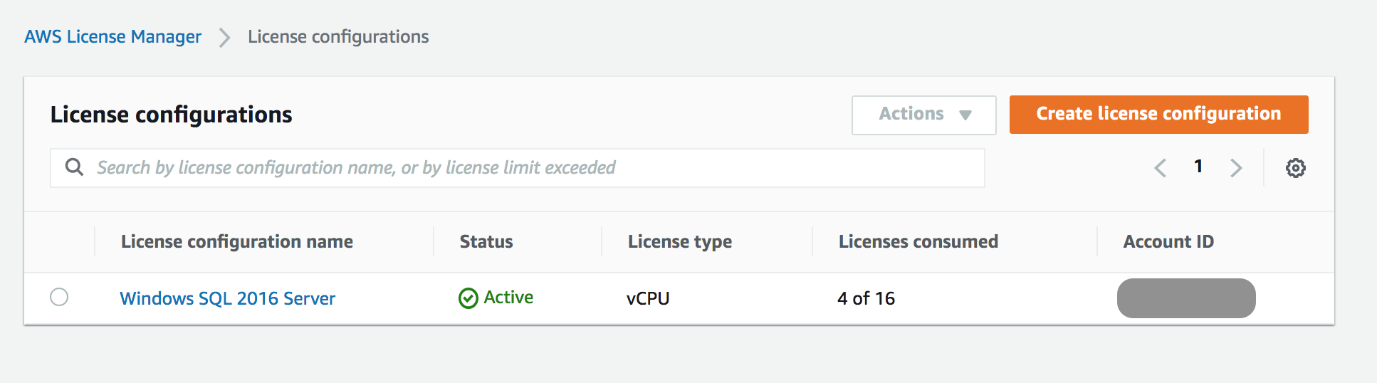 Mechanisms to govern license usage with AWS License Manager 