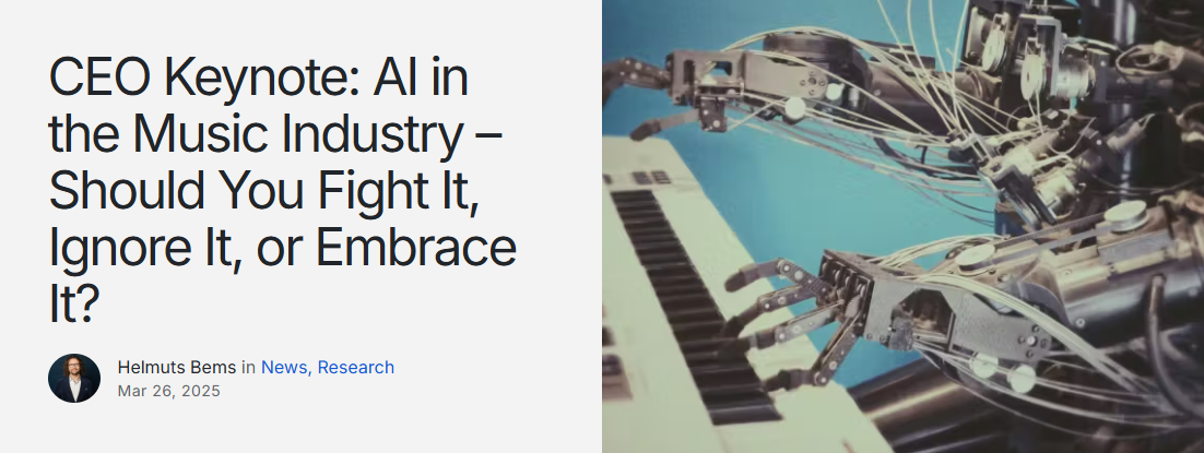 音乐行业的顽疾，关 AI 什么事