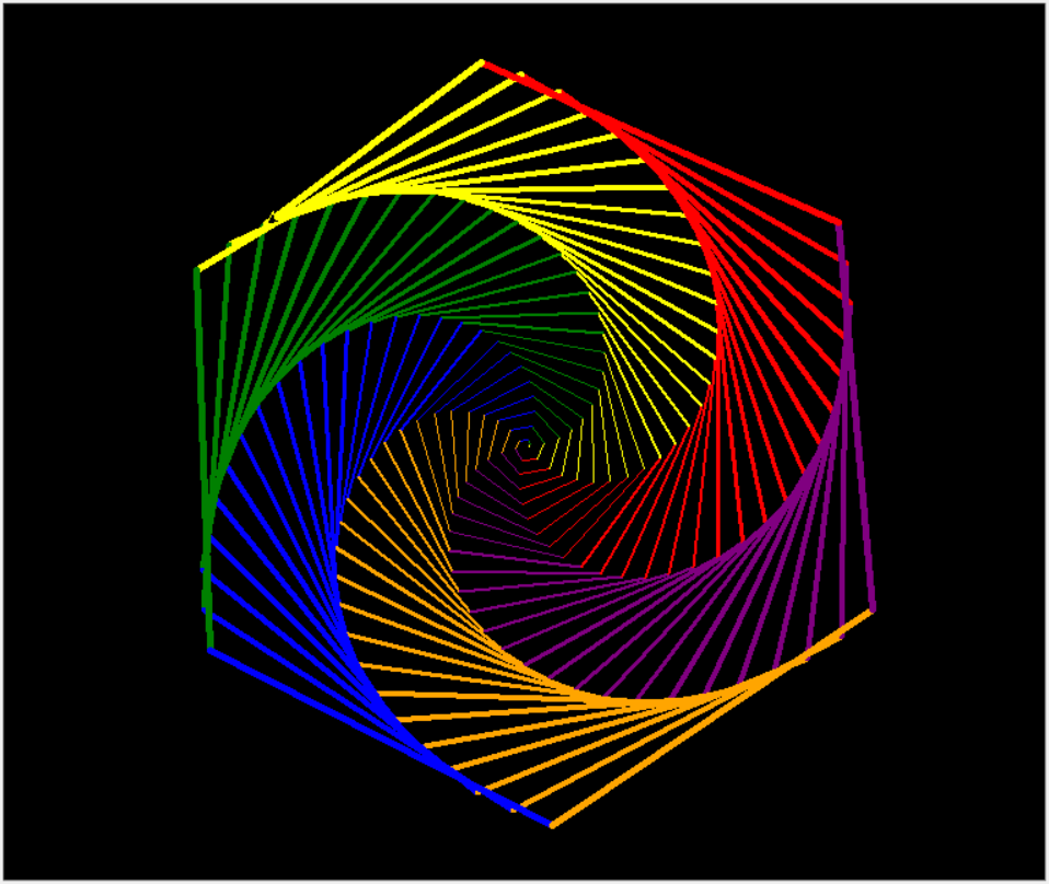 python11行代码画精美图案看着画就停不下来