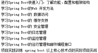 Spring Boot学习路线 