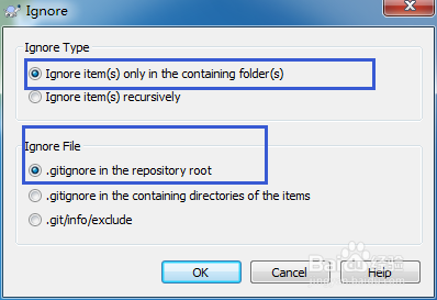 GIT常用操作：[13]GIT忽略文件夹内的文件