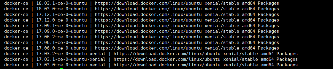 Ubuntu16.04安装docker 