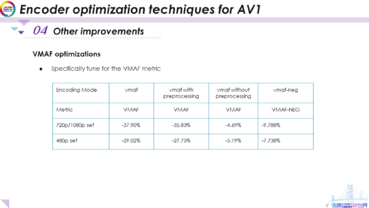 AV1编码器优化技术 