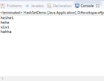 Java学习之集合（HashSet） 