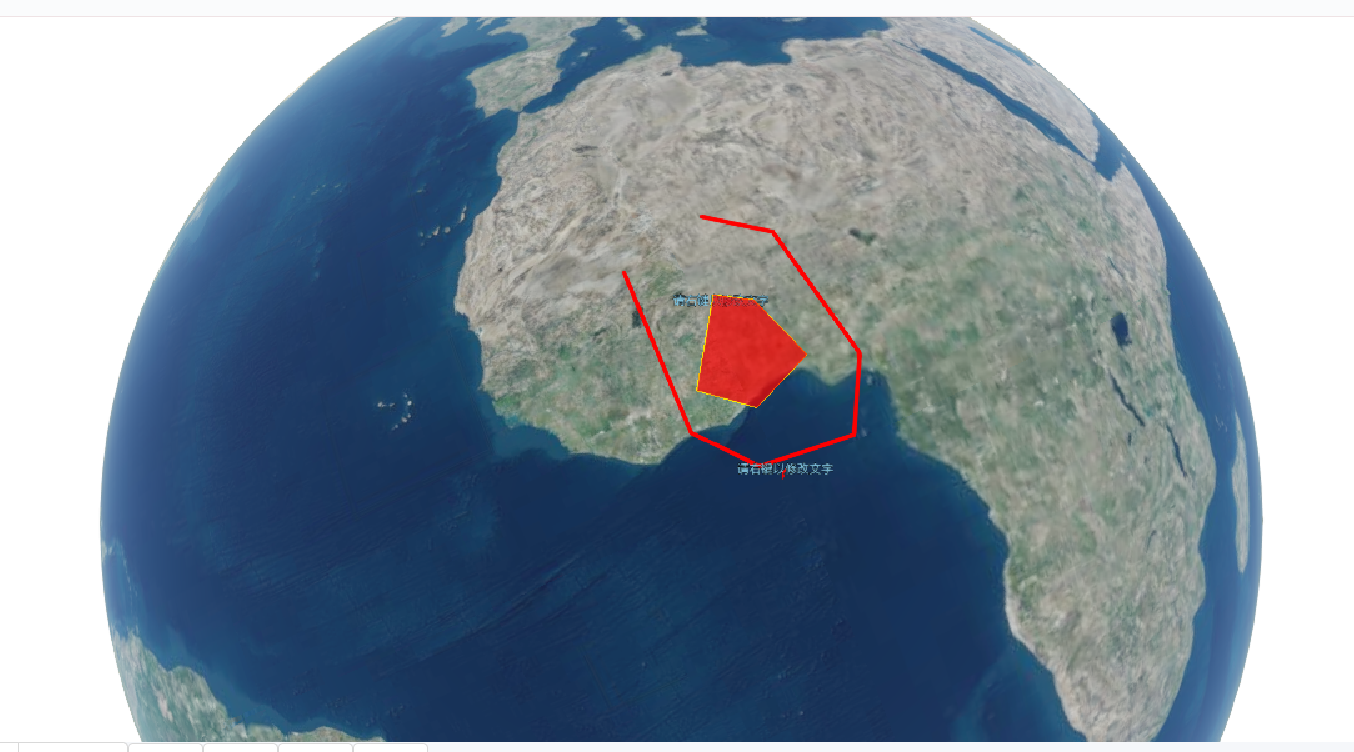 Cesium实现文字、点、多段线、多边形的实时绘制 