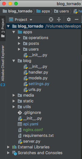 Python Tornado搭建高并发Restful API接口服务 