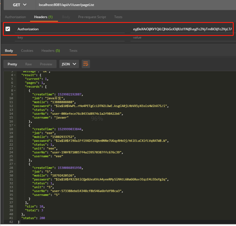 SpringBoot+JWT+Shiro+MybatisPlus实现Restful快速开发后端脚手架