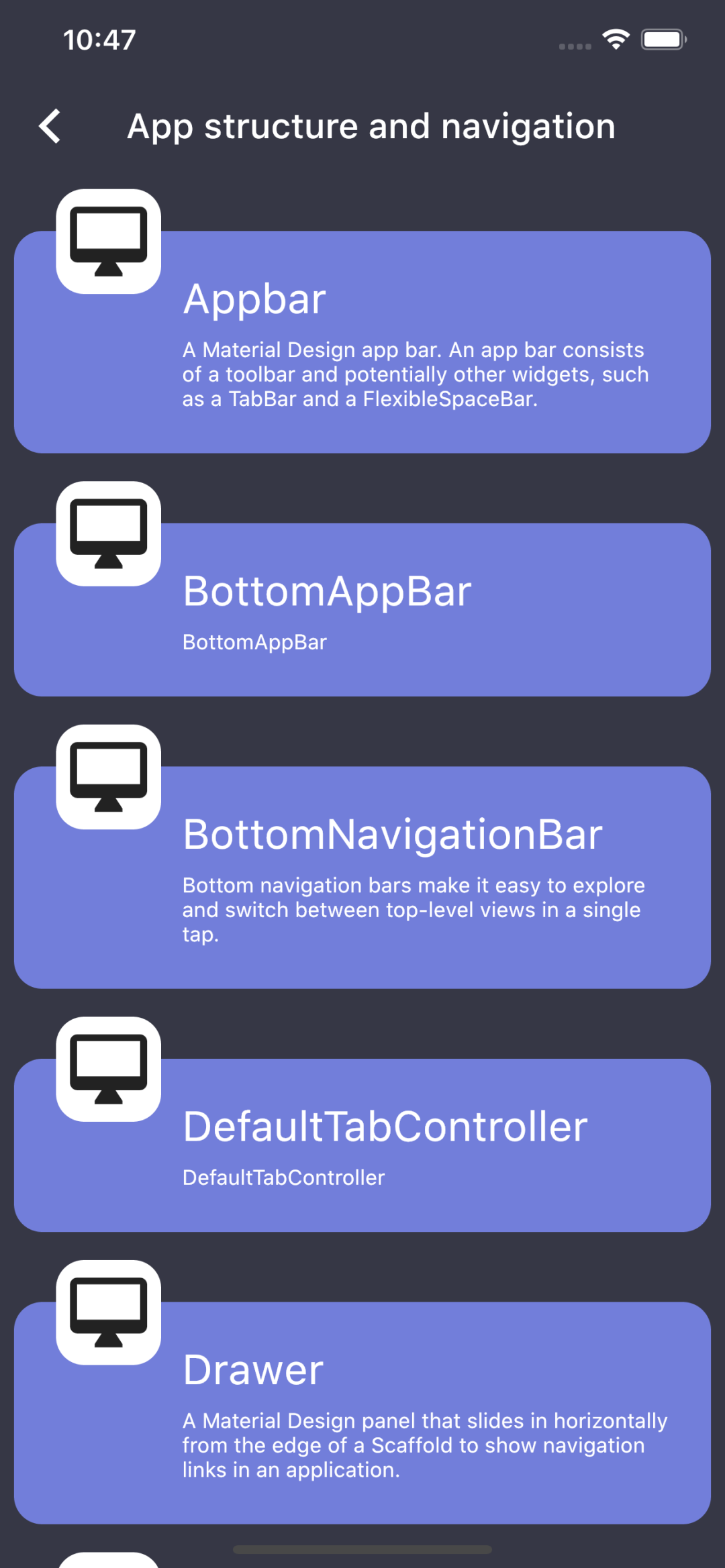 Flutter Dojo的设计之道 