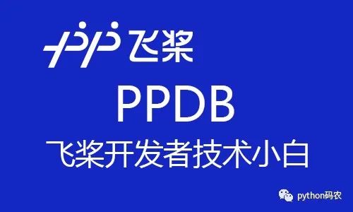 PPDB——飞桨开发者技术小白 
