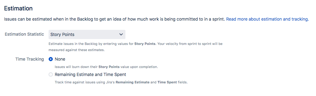 board configration estimation page