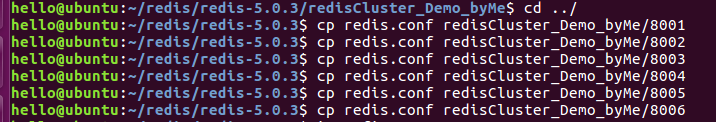 Redis Cluster in Ubuntu 