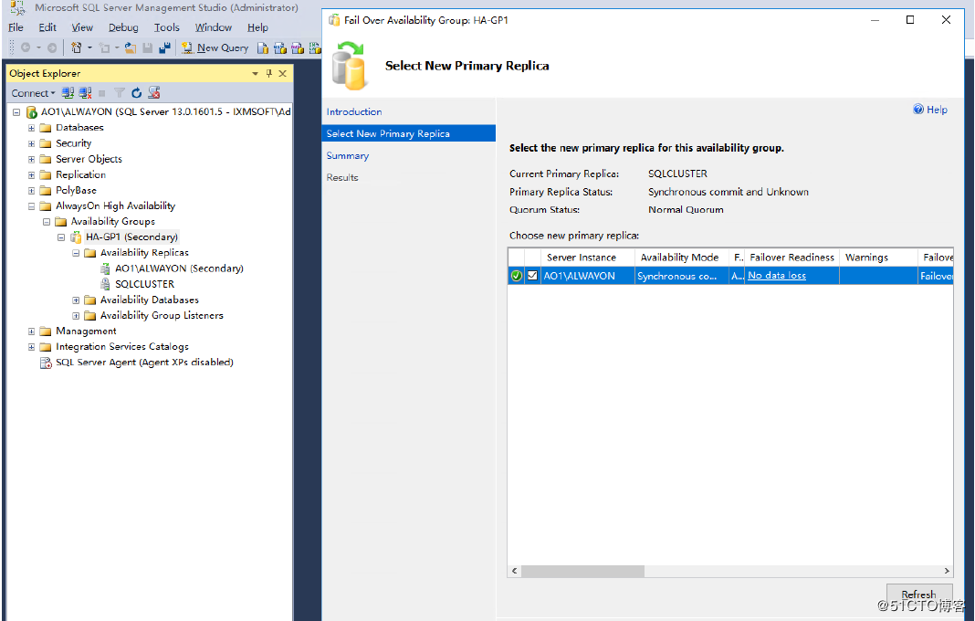 Failover + ALwaysOn