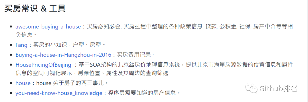 Github最全买房租房攻略，火了！ 