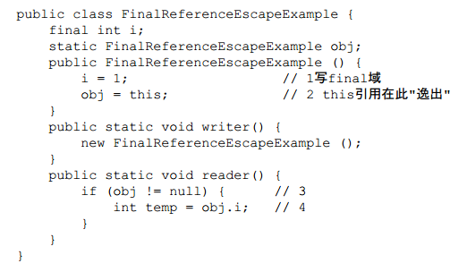 Java 中 final 内存语义 