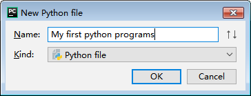 Python3_基础部分_第一个Python程序 