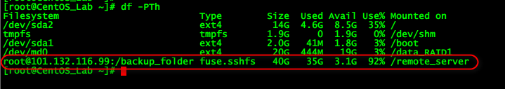 Linux下使用 SSHFS 挂载远程文件系统到本地 