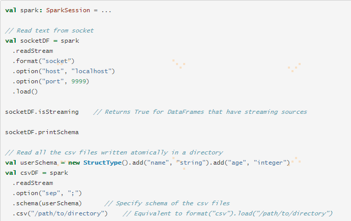 Structured Streaming Programming Guide结构化流编程指南 