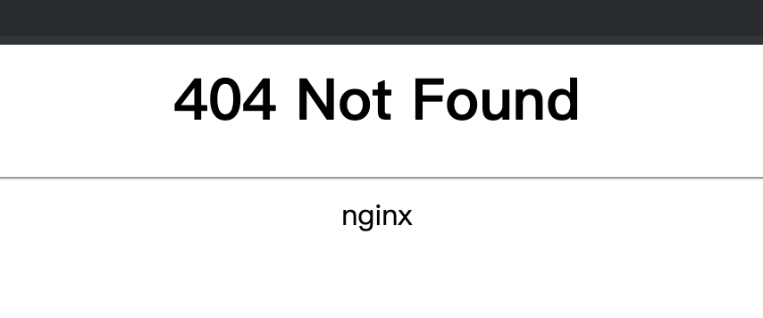 nginx隐藏版本号效果