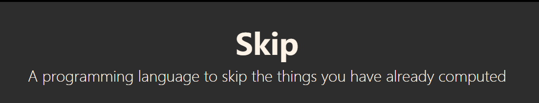 Facebook 开源 Skip，面向对象+函数式编程语言