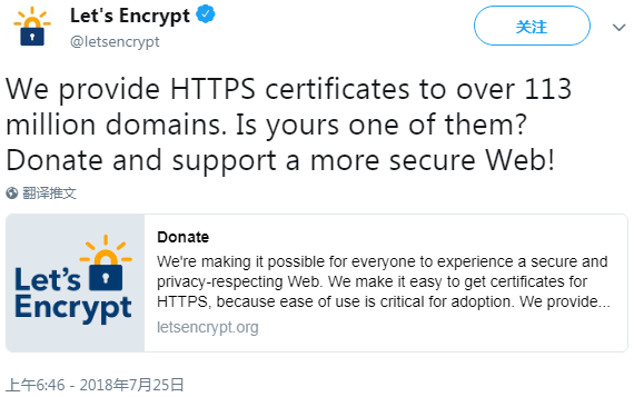 Let S Encrypt 已为超过1 亿个网站提供保护 动态语言 Itpub论坛