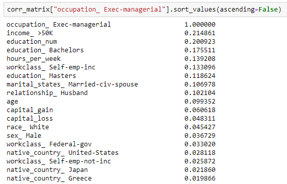 UCI 人口收入数据分析（python） 