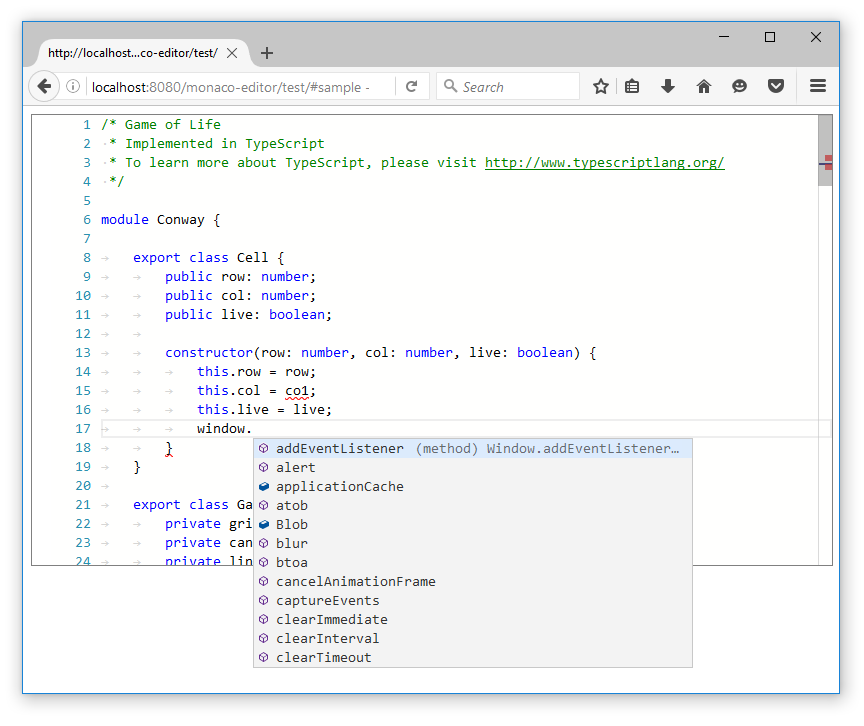 Monaco Editor 0.14.2 发布，微软开源的代码编辑器