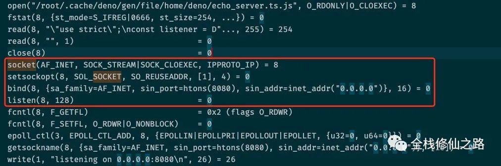 Deno TCP Echo Server 是怎么运行的 