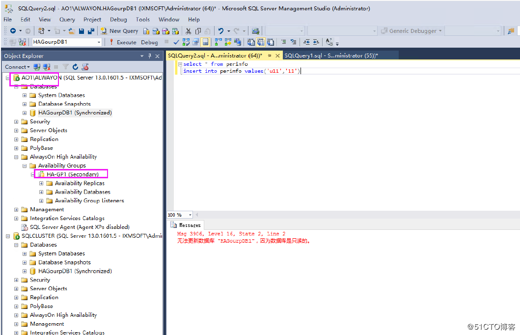 Failover + ALwaysOn