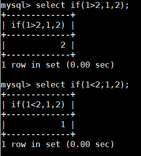 mysql—if函数 