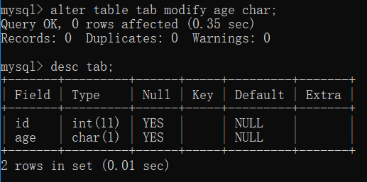 MySQL(1) 