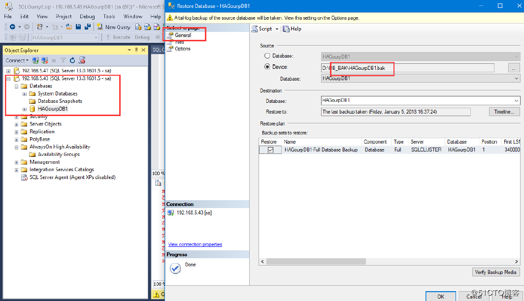 Failover + ALwaysOn