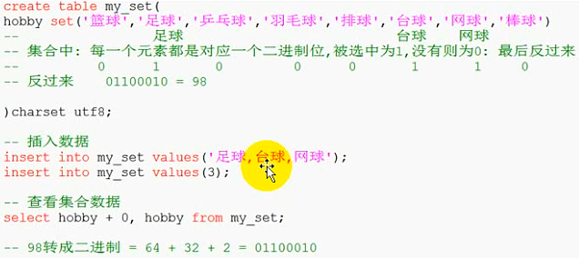 MySQL之字段数据类型和列属性 