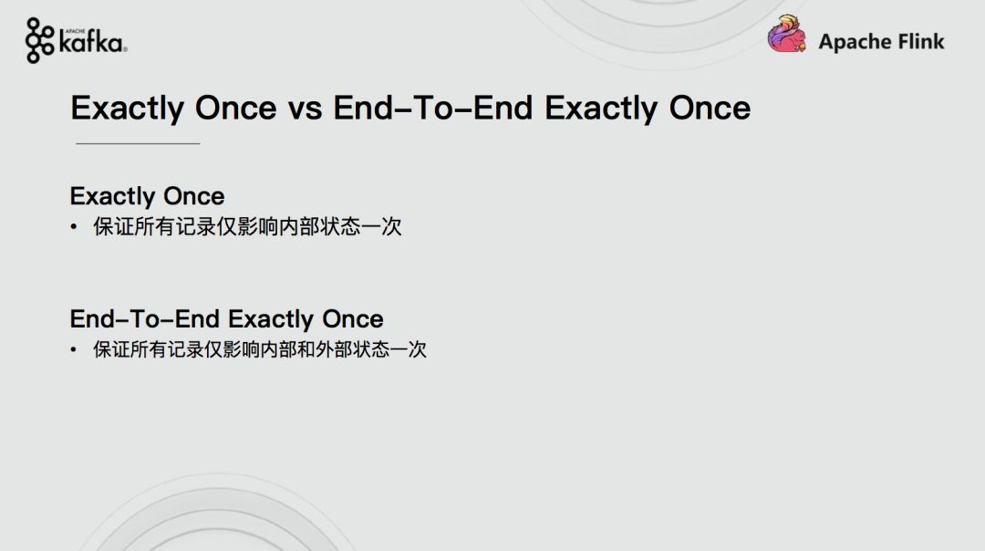 Apache Flink结合Apache Kafka实现端到端的一致性语义 