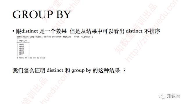 GROUP BY另类优化技巧 