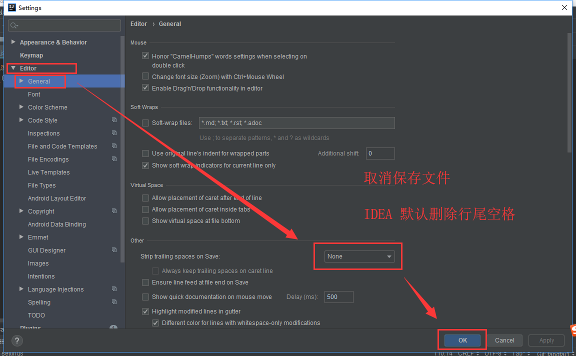 Java Strip Trailing Spaces