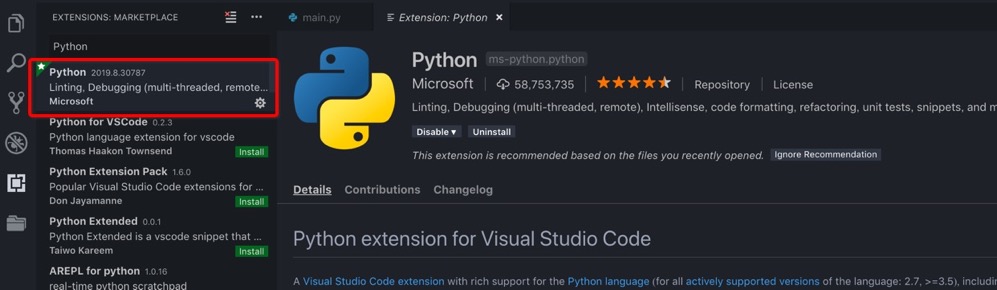 VSCode 配置 Python 开发环境 